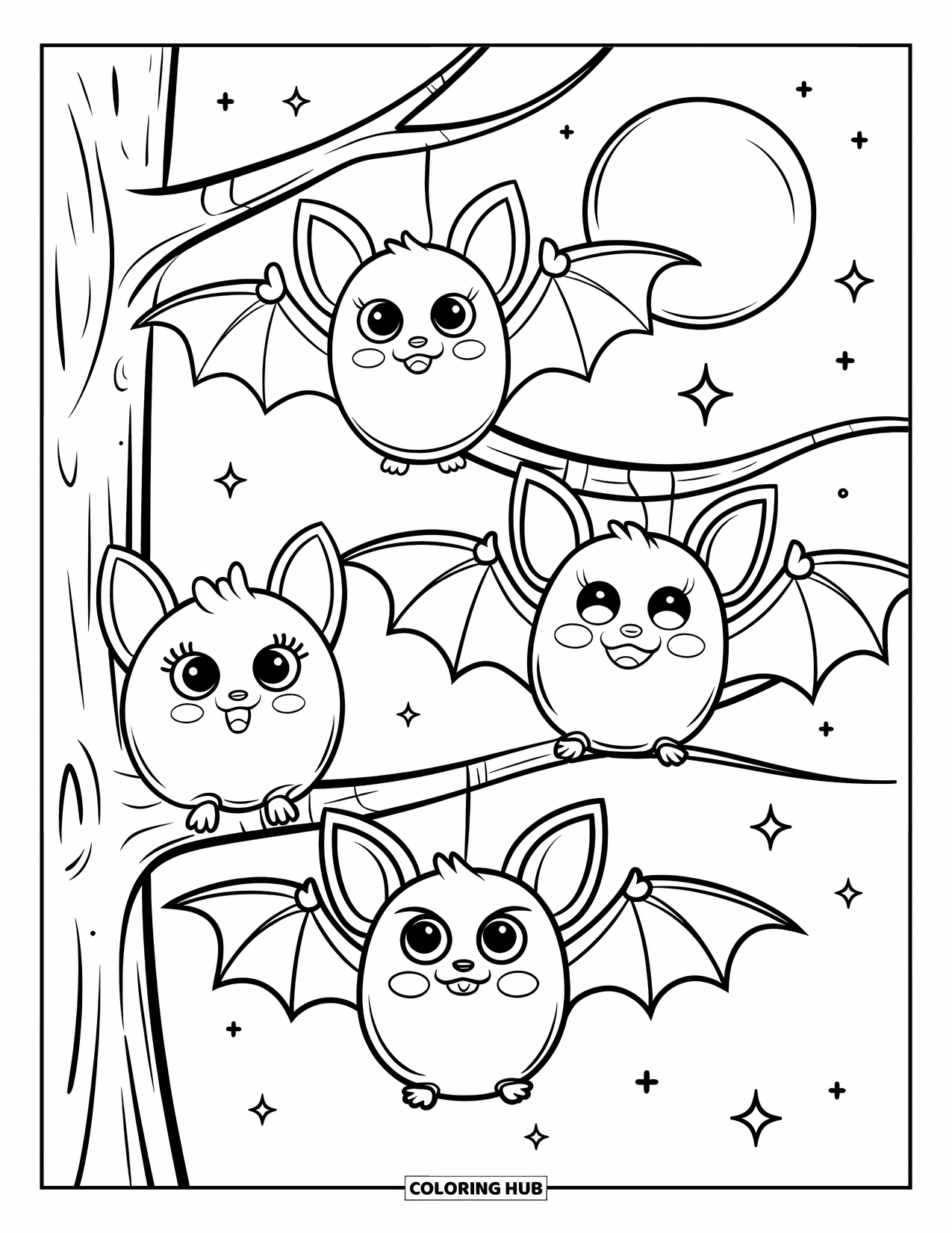 Kolorowanka na Halloween dla dorosłych: Mumia z szeroko otwartymi oczami próbuje naprawić swoje poplątane bandaże, a podstępny duch za nie ciągnie