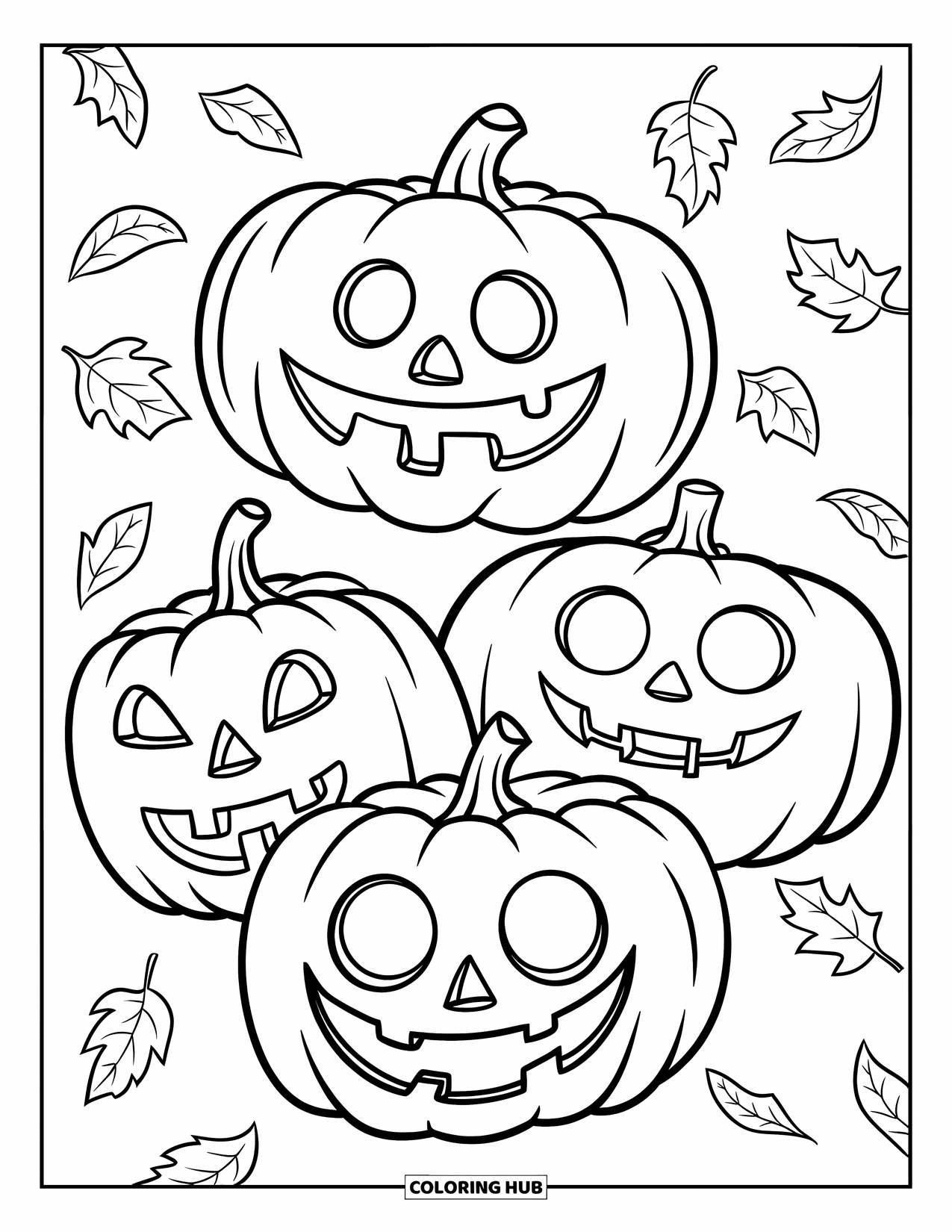 Kolorowanka na Halloween dla dzieci: Para unoszących się duchów z szerokimi uśmiechami unosi się nad zacienionym cmentarzem