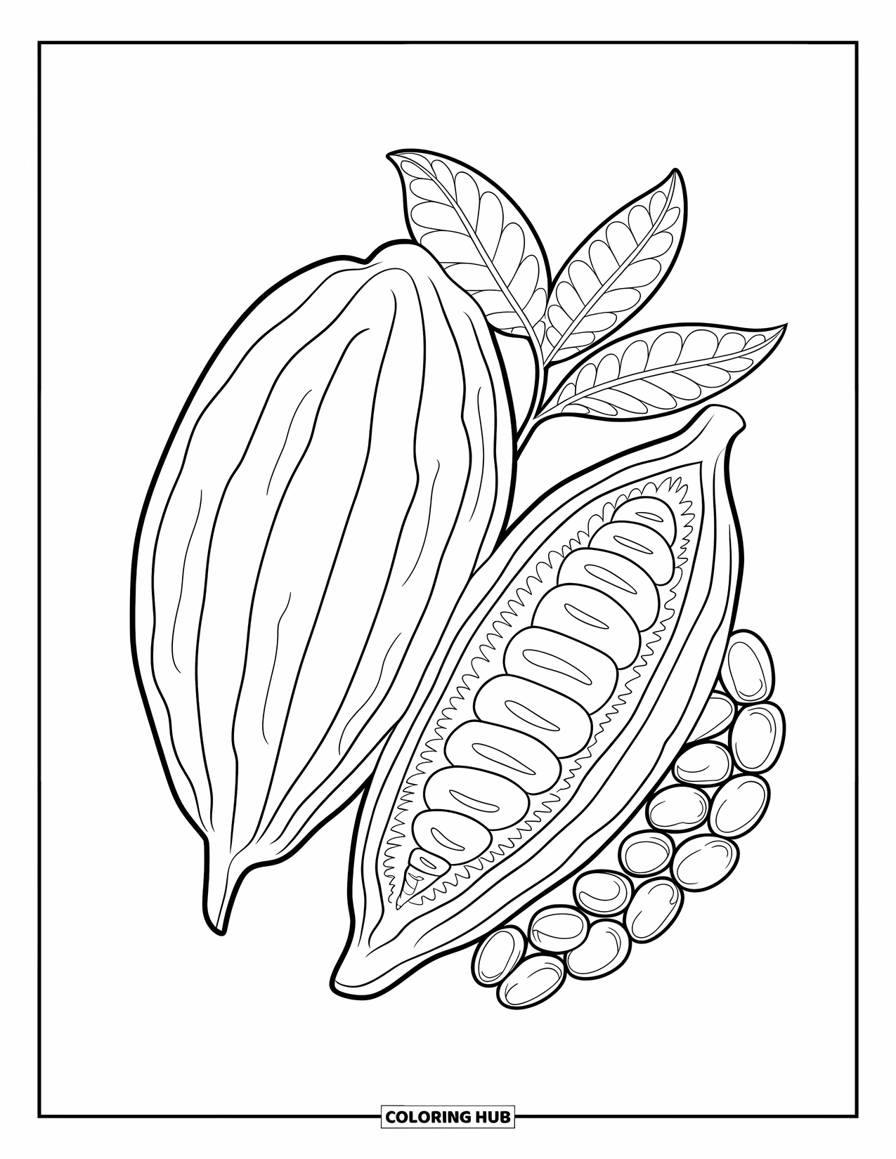 Chocolate Coloring Page for Adults: Hands shaping tiny bonbons with care on a marbled surface